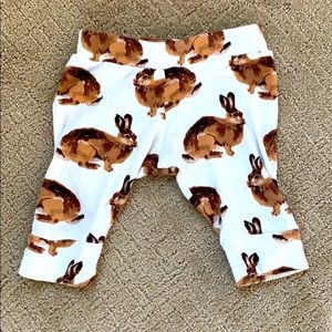 Milkbarn Bunny Print Leggings